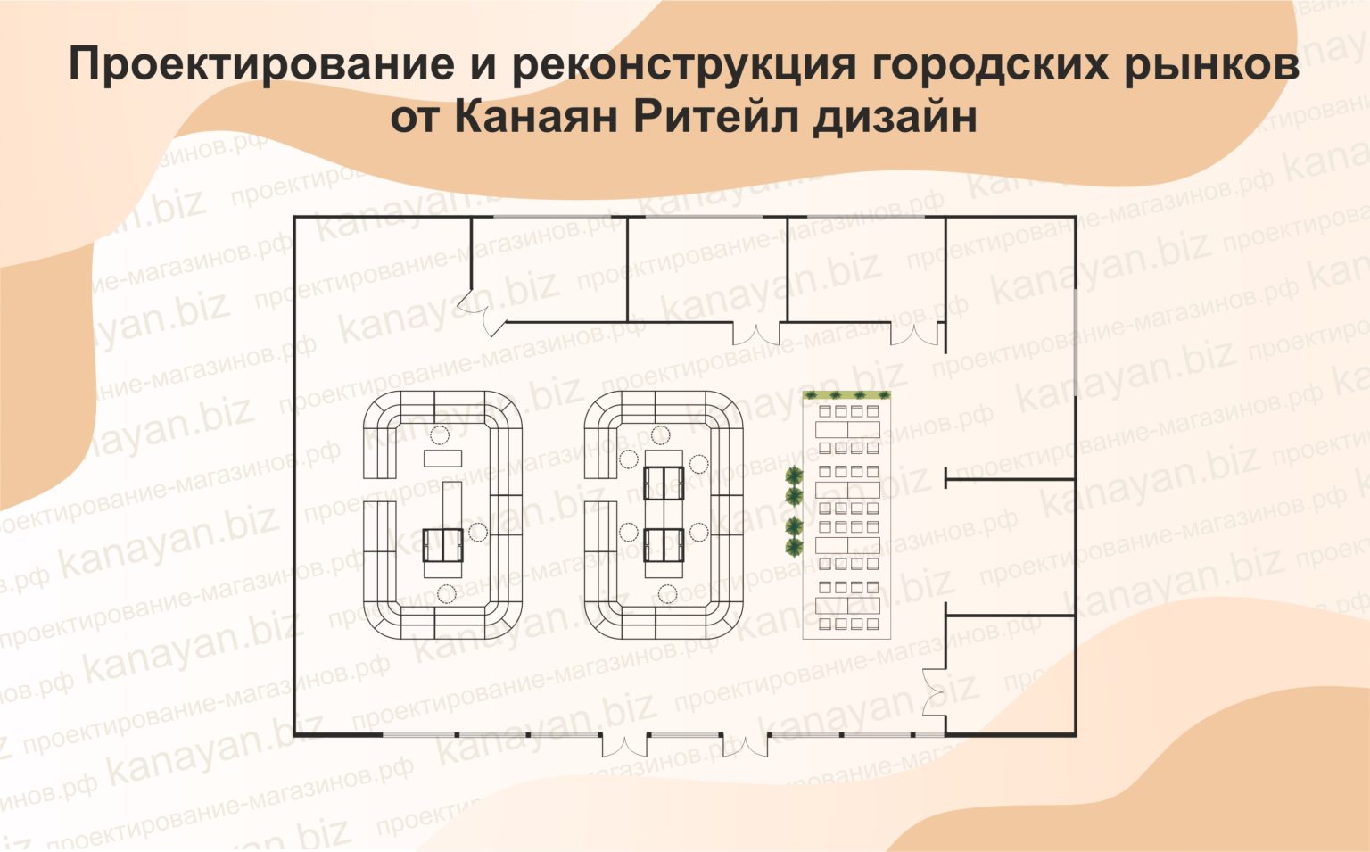 Проектирование и реконструкция городских рынков от Канаян Ритейл Дизайн